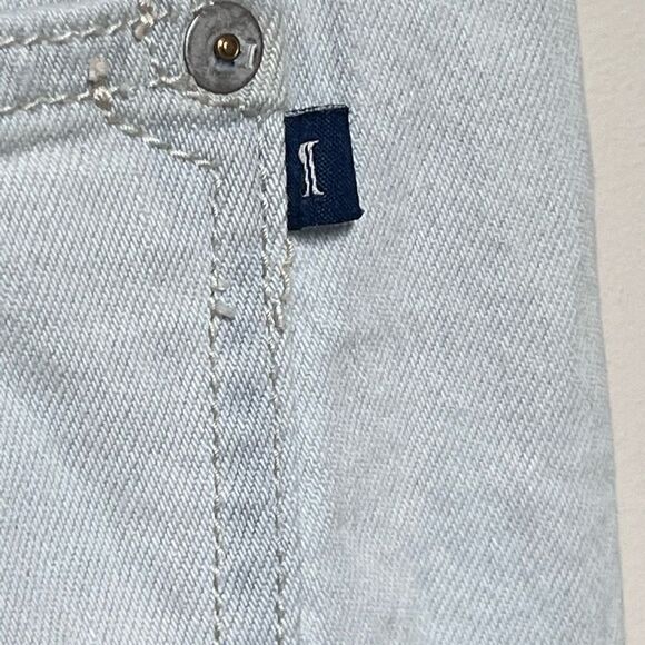 Anthropologie Pilcro Mid-Rise Slim Boyfriend Jeans Distressed Sz 26 - Picture 11 of 12